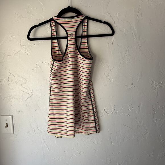 Lululemon Racerback‎ Tank Top Striped Multicolor Athletic Yoga Gym XS - Picture 4 of 7